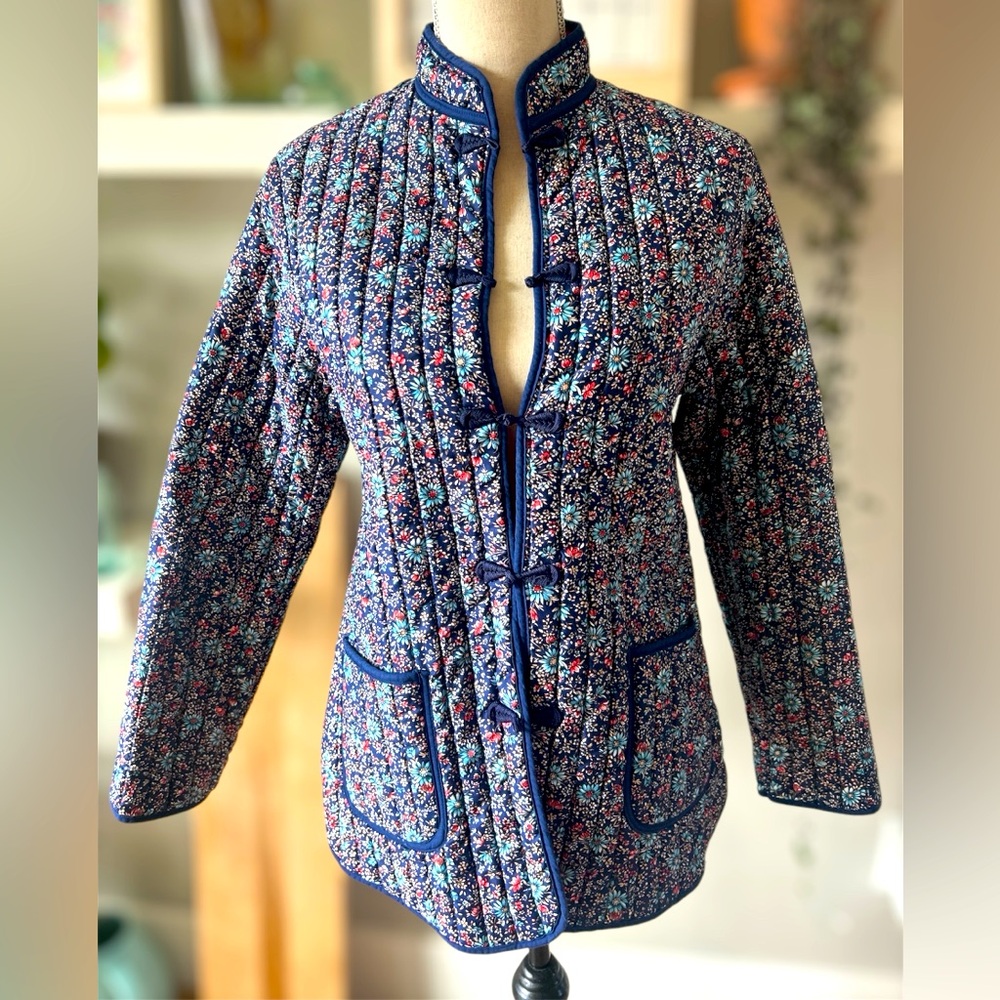 Vintage Floral Quilted Jacket